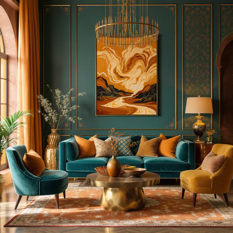 AI interior design generated using AInteriors, an app for interior design and virtual staging using AI.