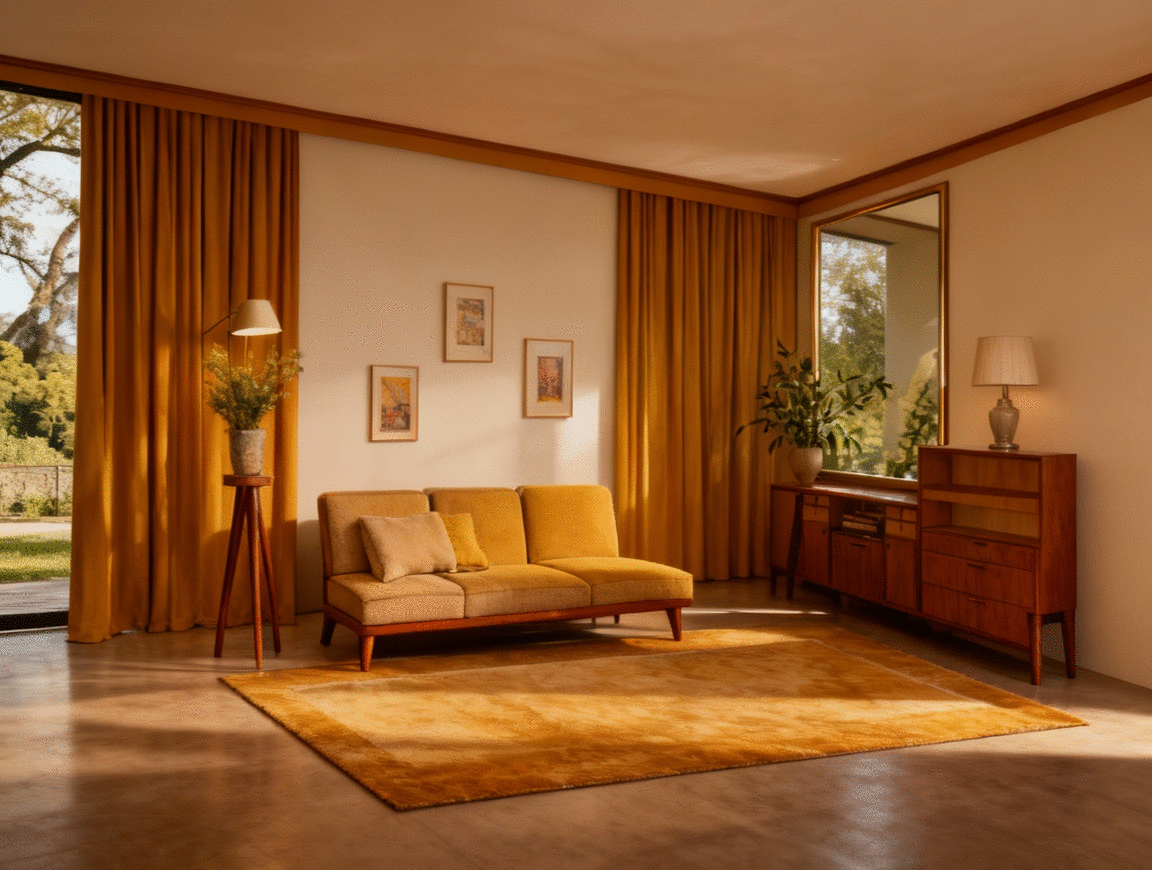 An animated GIF showing multiple interior design styles generated from a single sketch by AInteriors AI tool.