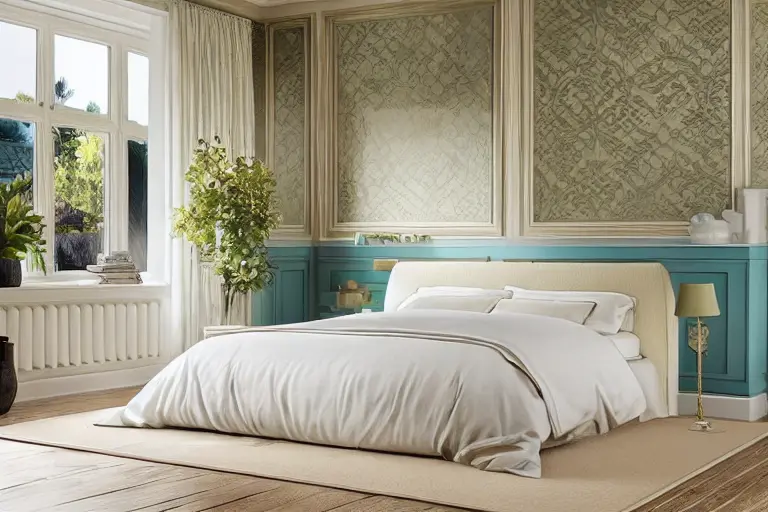 Traditional style bedroom styled with AInteriors interior design tool