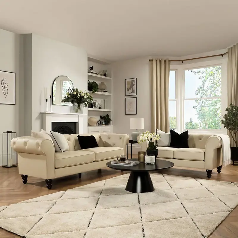 Original living room before AI styling with AInteriors interior design tool